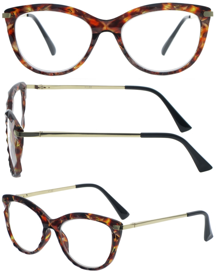 DRP317024 Stylish Reading Glasses With High Quality Metal Temple  (1)