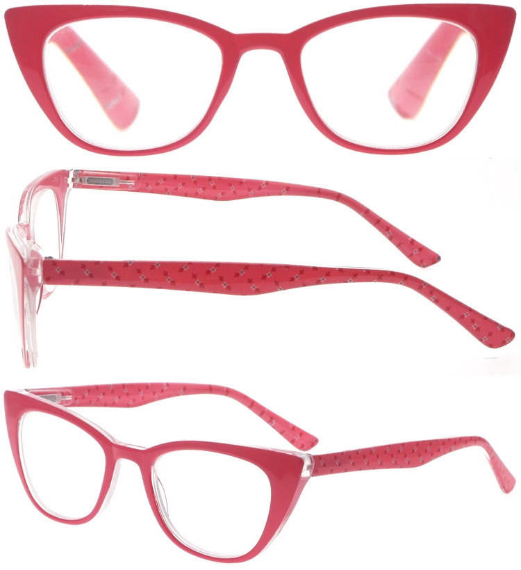 DRP322079 Pattern Color Reading glasses with Cateye Frame óculos de sol (1)