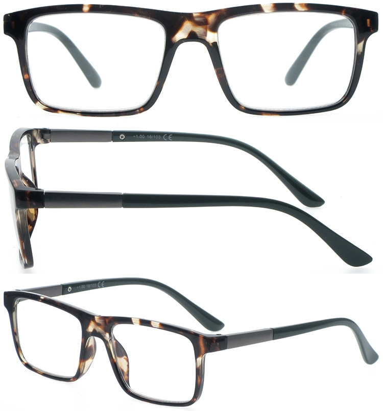 DRP322080 Unisex PC Presbyopia Reading Glasses with Custom Packaging (1)