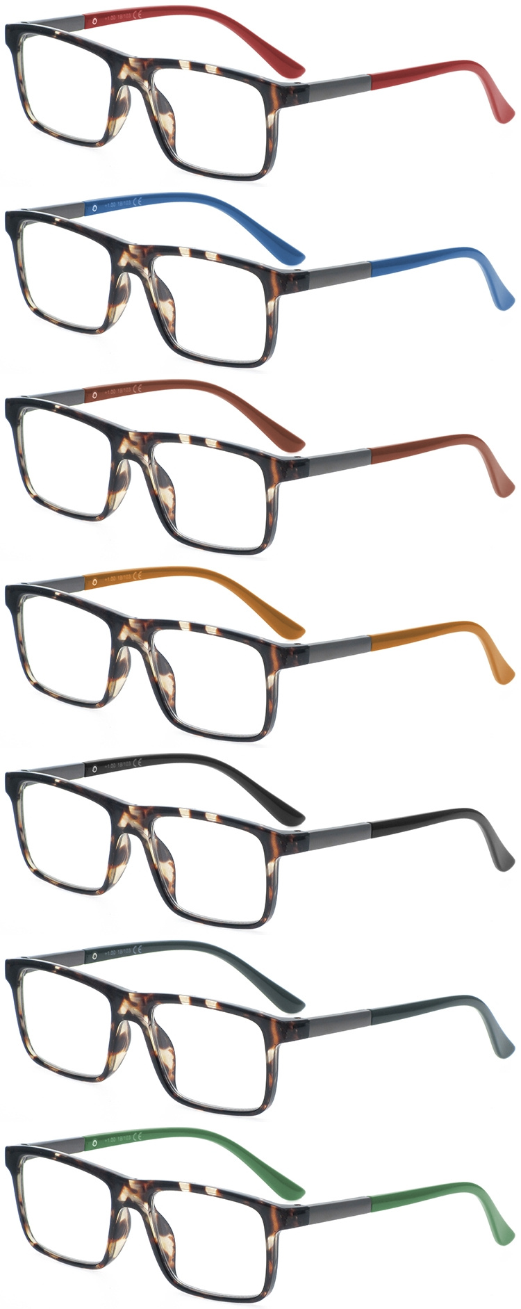 DRP322080 Unisex PC Presbyopia Reading Glasses with Custom Packaging (2)