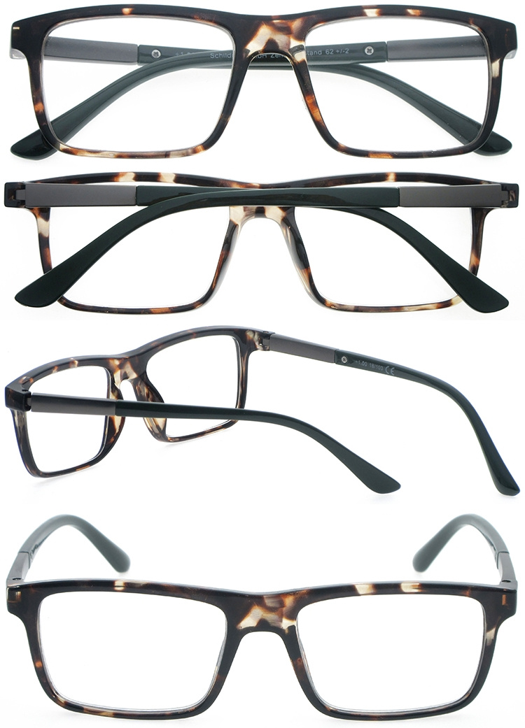 DRP322080 Unisex PC Presbyopia Reading Glasses with Custom Packaging (4)