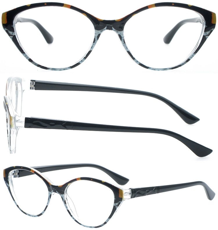 DRP322081 Hot Fashion Cateye Shape Granny Reading Glasses with Pattern Color (1)