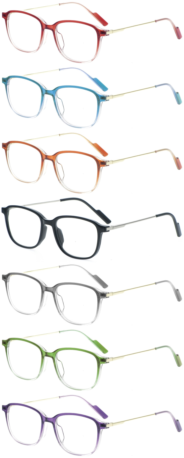 DRP322086 High Quality Reading Glasses with Gradient Color Frame (2)