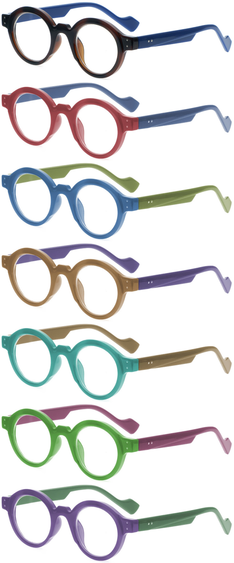 DRP439004 Good Quality Unisex PC Reading Magnifying Glasses with Round Shape (2)