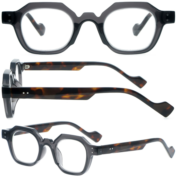 DRP439005 Hot Trends Designer Reading Glasses Gafas de Lectura with Pattern Legs (1)