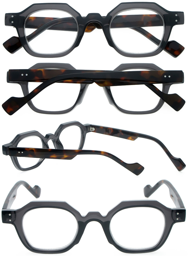 DRP439005 Hot Trends Designer Reading Glasses Gafas de Lectura with Pattern Legs (3)