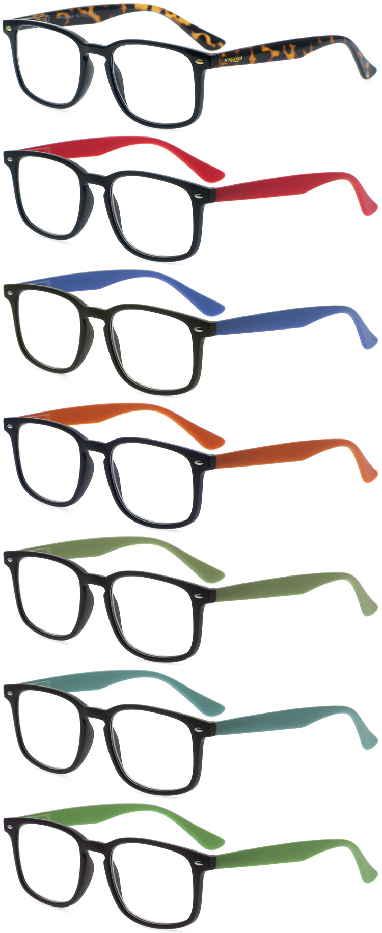 DRP439012 Unisex Custom Prescription Glasses Reader with Vintage Style (2)