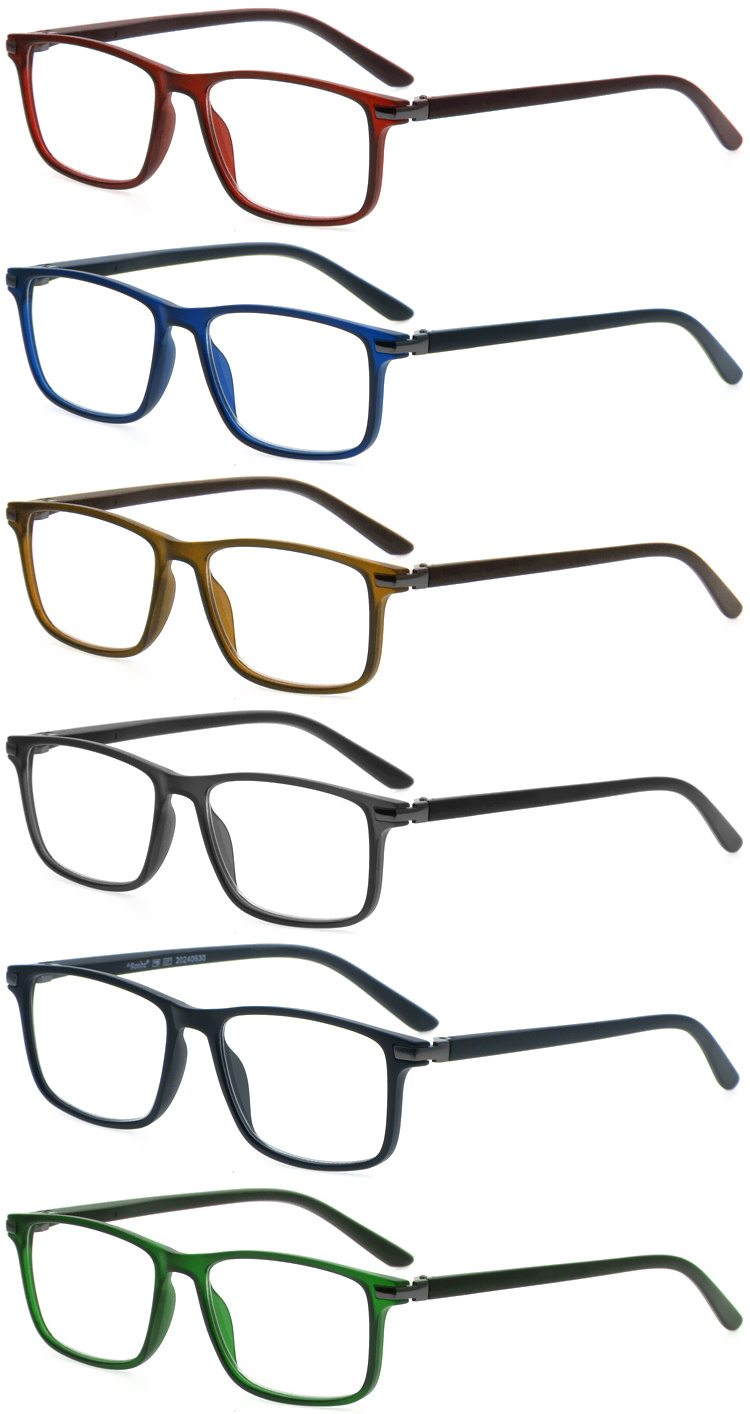 DRP439014 Casual Design Presbyopia Reading Glasses with Metal Decoration (2)