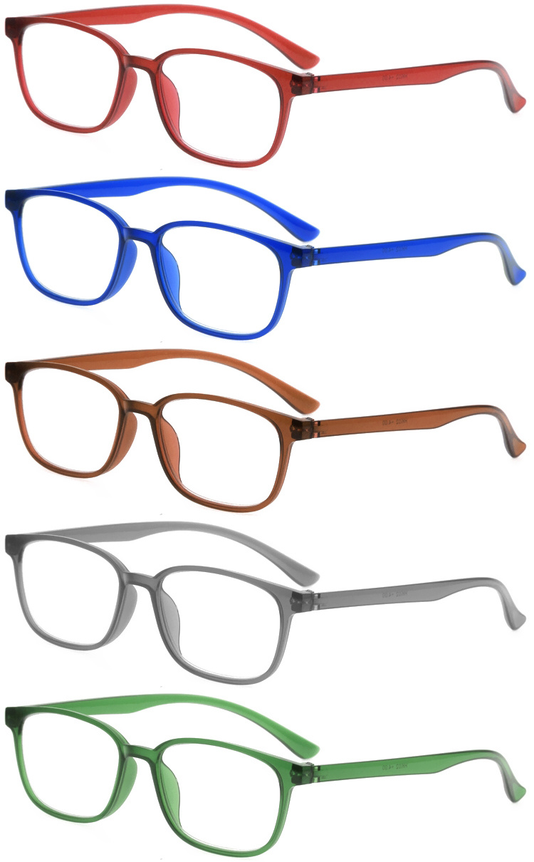 DRP439015 Unisex Prescription Glasses Reader with Pillow Horn Shape (2)