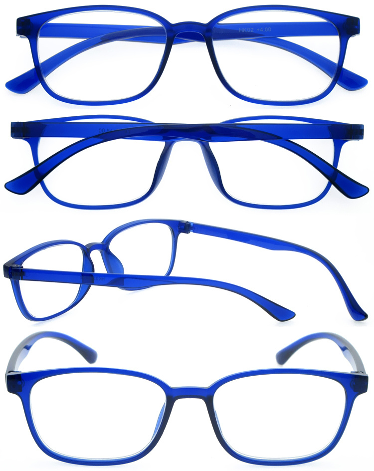 DRP439015 Unisex Prescription Glasses Reader with Pillow Horn Shape (3)