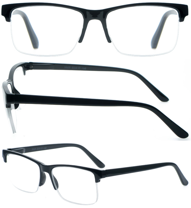 DRP439018 Wholesale PC Reading Glasses Eyewear with Half Rim Shape (1)