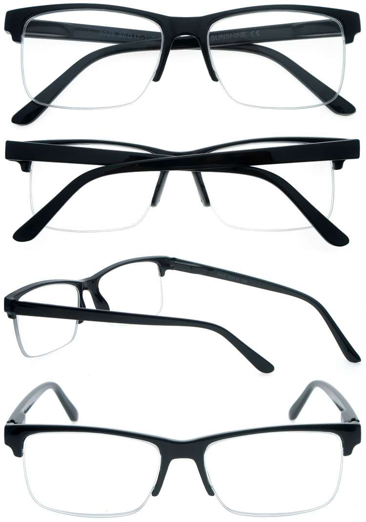 DRP439018 Wholesale PC Reading Glasses Eyewear with Half Rim Shape (3)