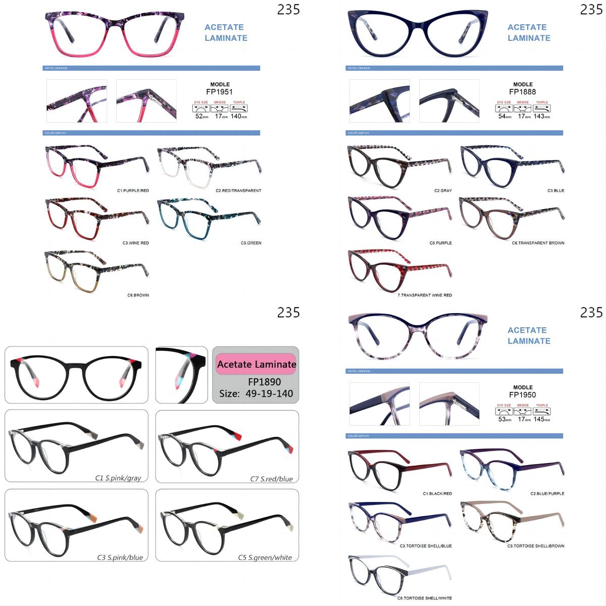 Dachuan Optical China Bán buôn Gọng kính Acetate Opticcal mới về Hàng có sẵn với nhiều kiểu dáng Danh mục (51)
