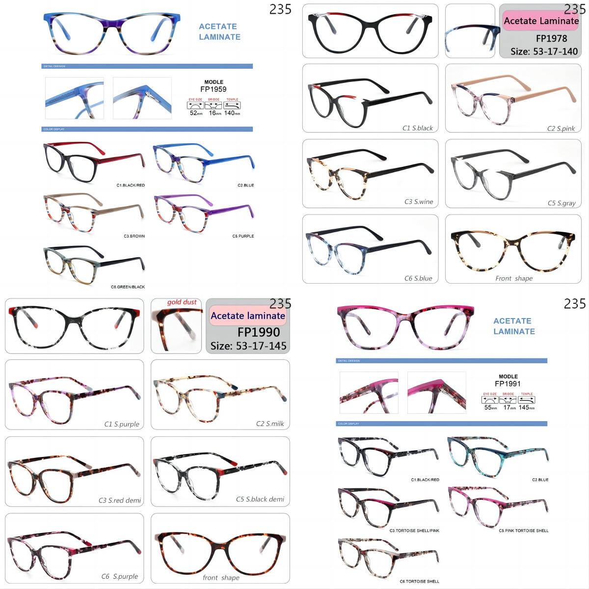 Dachuan Optical China Bán buôn Gọng kính Acetate Opticcal mới về Hàng có sẵn với nhiều kiểu dáng Danh mục (52)