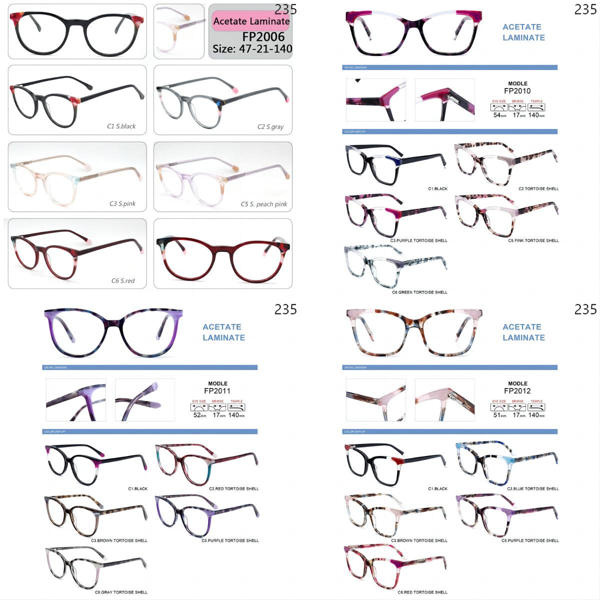 Dachuan Optical China Bán buôn Gọng kính Acetate Opticcal mới về Hàng có sẵn với nhiều kiểu dáng Danh mục (54)