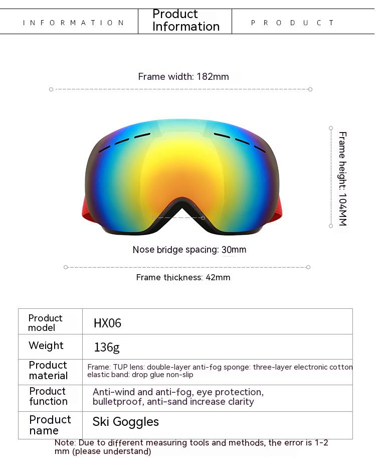 Dachuan Optical DRBHX06 China Supplier TPU Ski Sports Protective Goggles with Optical Frame Adaptation (14)