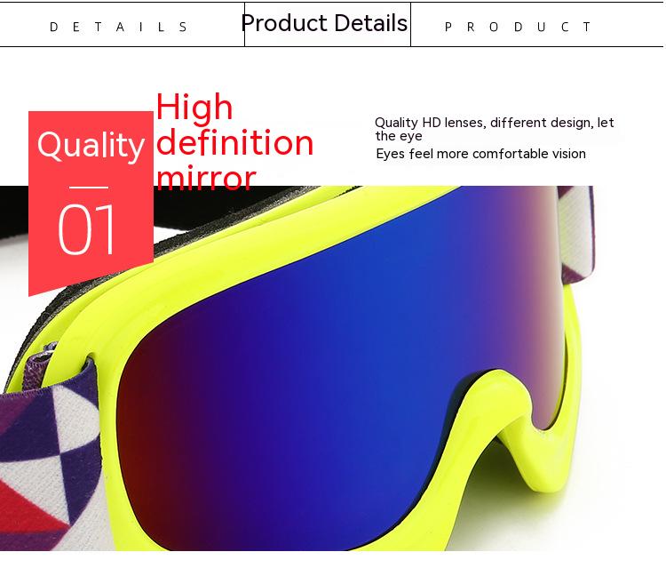 Dachuan Optical DRBHX07 China Supplier Children Sports Antifog Ski Goggles with Optical Frame Adaptation (12)
