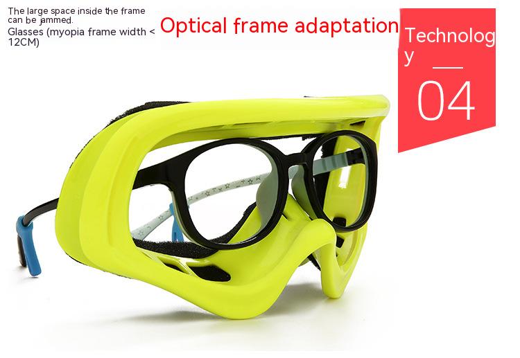 Dachuan Optical DRBHX07 China Supplier Children Sports Antifog Ski Goggles with Optical Frame Adaptation (15)