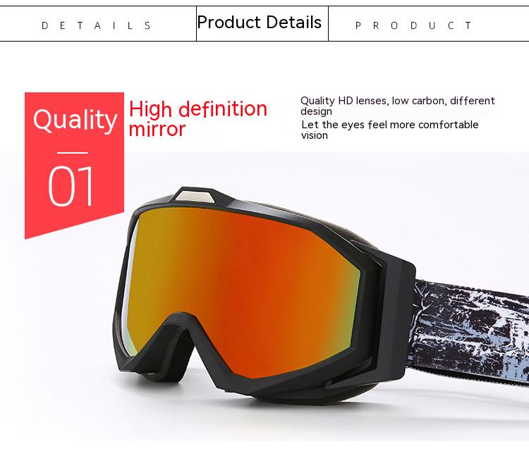 Dachuan Optical DRBHX13 China Supplier Oversized Sports Ski Protective Goggles with Optical Frame Adaptation (11)