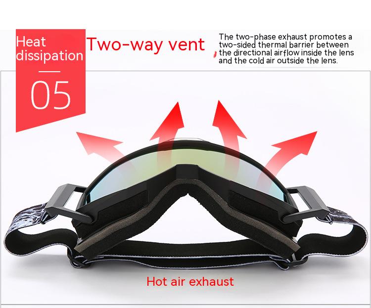 Dachuan Optical DRBHX13 China Supplier Oversized Sports Ski Protective Goggles with Optical Frame Adaptation (13)