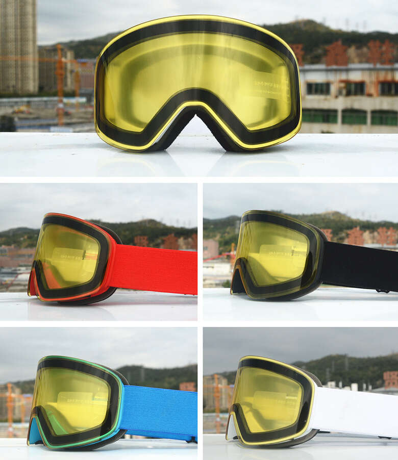 Dachuan Optical DRBHX22 Ķīnas piegādātāja modes magnētiskās lēcas slēpošanas brilles ar UV400 aizsardzību (40)