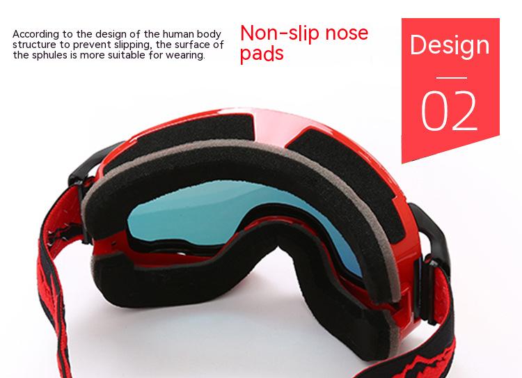 Dachuan Optical DRBHX23 China Supplier Antifog UV400 Ski Goggles Outdoor Sports Eyeglasses with Optical Frame Adaptation (13)