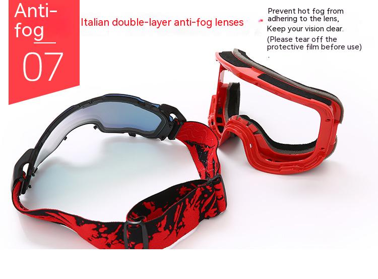 Dachuan Optical DRBHX23 China Supplier Antifog UV400 Ski Goggles Outdoor Sports Eyeglasses with Optical Frame Adaptation (18)