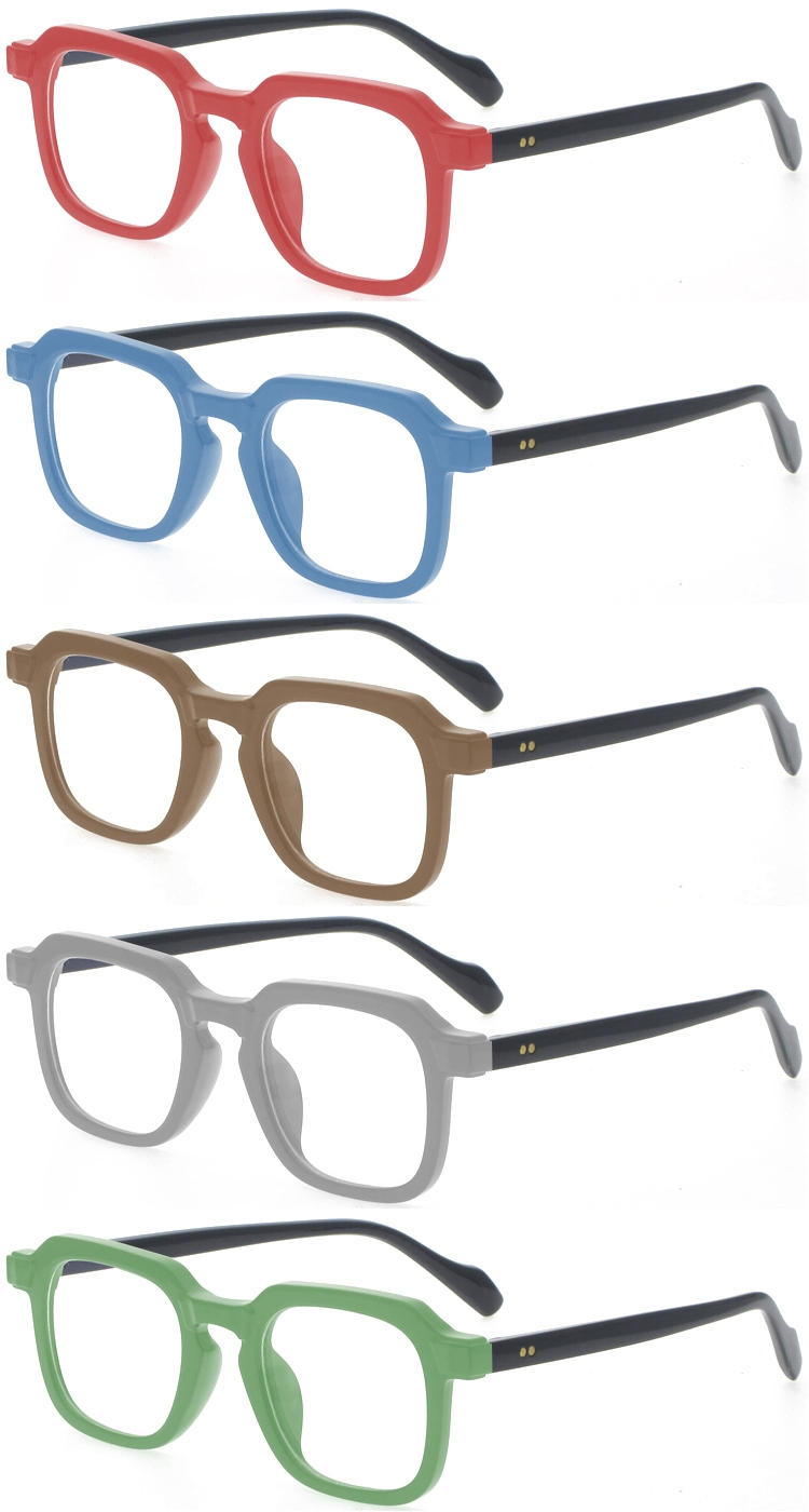 Dachuan Optical DRP102210 Чин яклухт Unisex Design айнакҳои хониш бо ҳалқаи металлӣ (4)