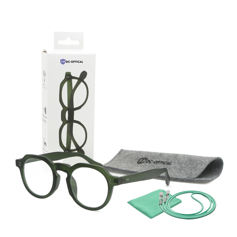Dachuan Optical DRP102269 China Supplier Hot Sale Reading Glasses With Shiny Tortoiseshell Color (4)