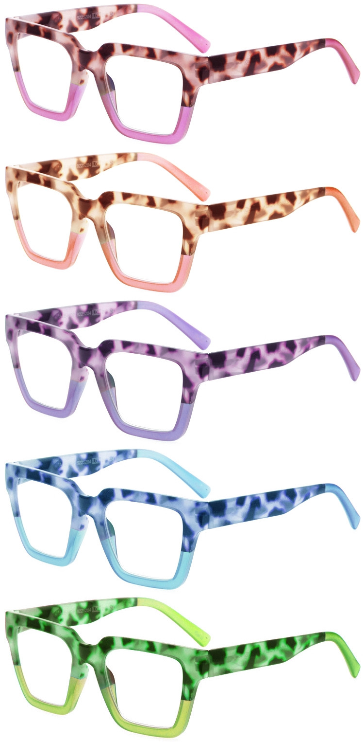 Dachuan Optical DRP102276 Chinesischer Lieferant, trendige übergroße Lesebrille aus Kunststoff mit individueller Verpackung (3)