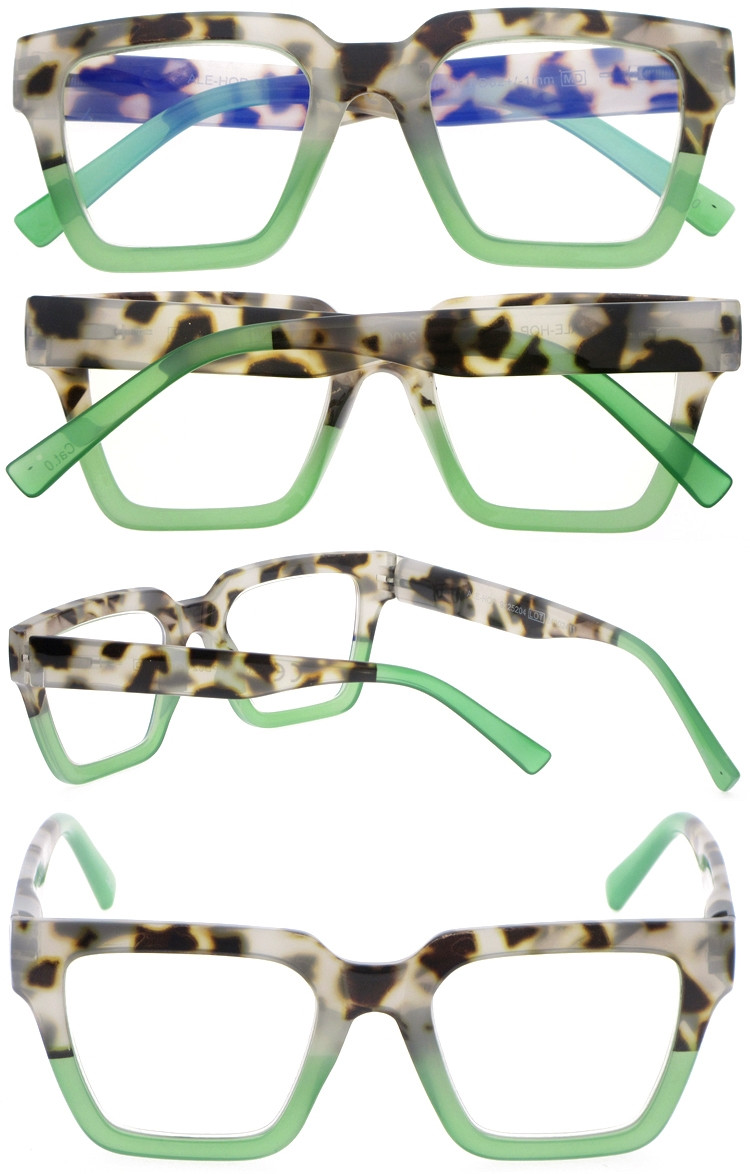 Dachuan Optical DRP102276 Chinesischer Lieferant, trendige übergroße Lesebrille aus Kunststoff mit individueller Verpackung (4)