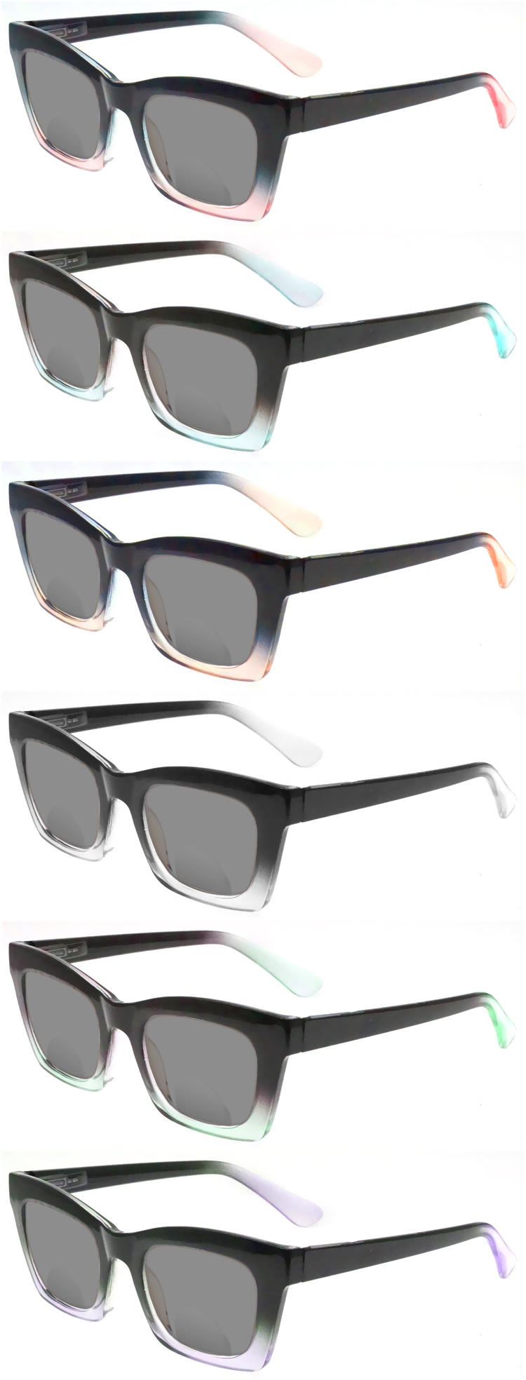 Dachuan Optical DRP127148-SG China Supplier Trendy Plastic Bifocal Sun Reading Glasses with Multiple Colors Frame (3)