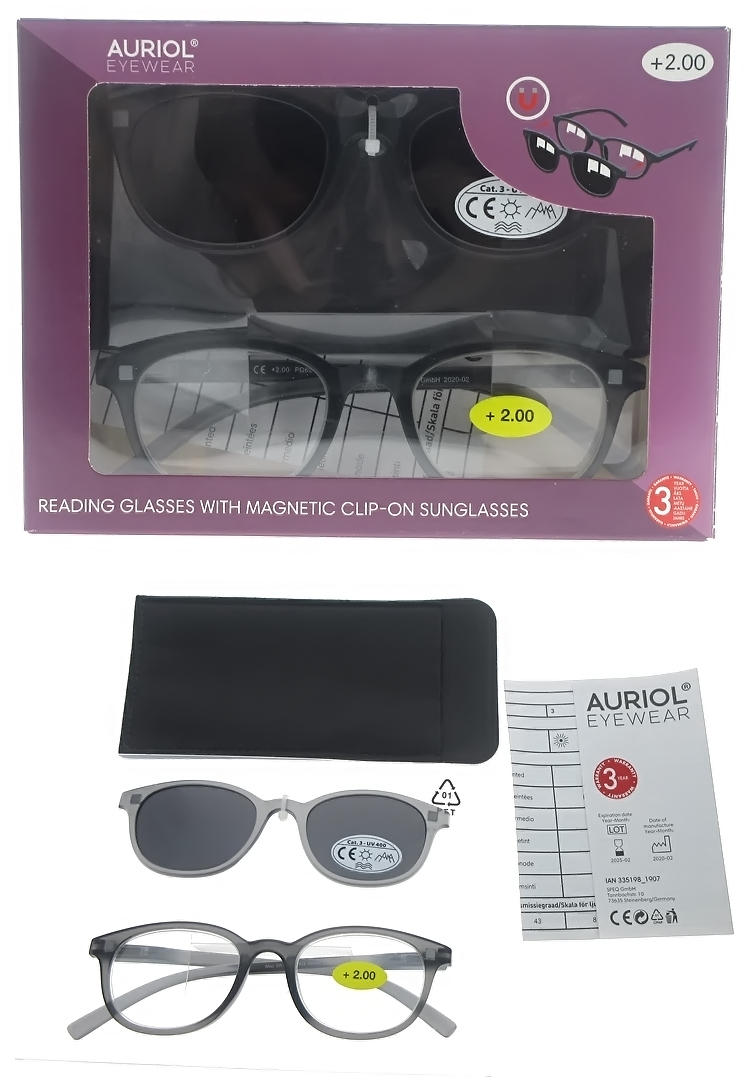 Dachuan Optical DRP127170 China Wholesale Classic Style PC Readers with Magnetic Clip-on Sunglasses (4)