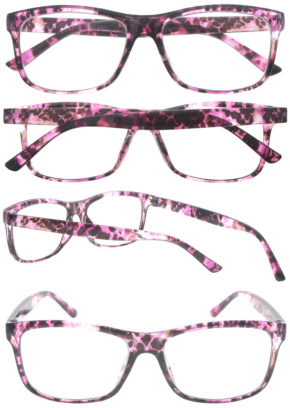Dachuan Optical DRP131125 China Wholesale New Arrival Fashionable Plastic Reading Glasses with Pattern Frame (3)