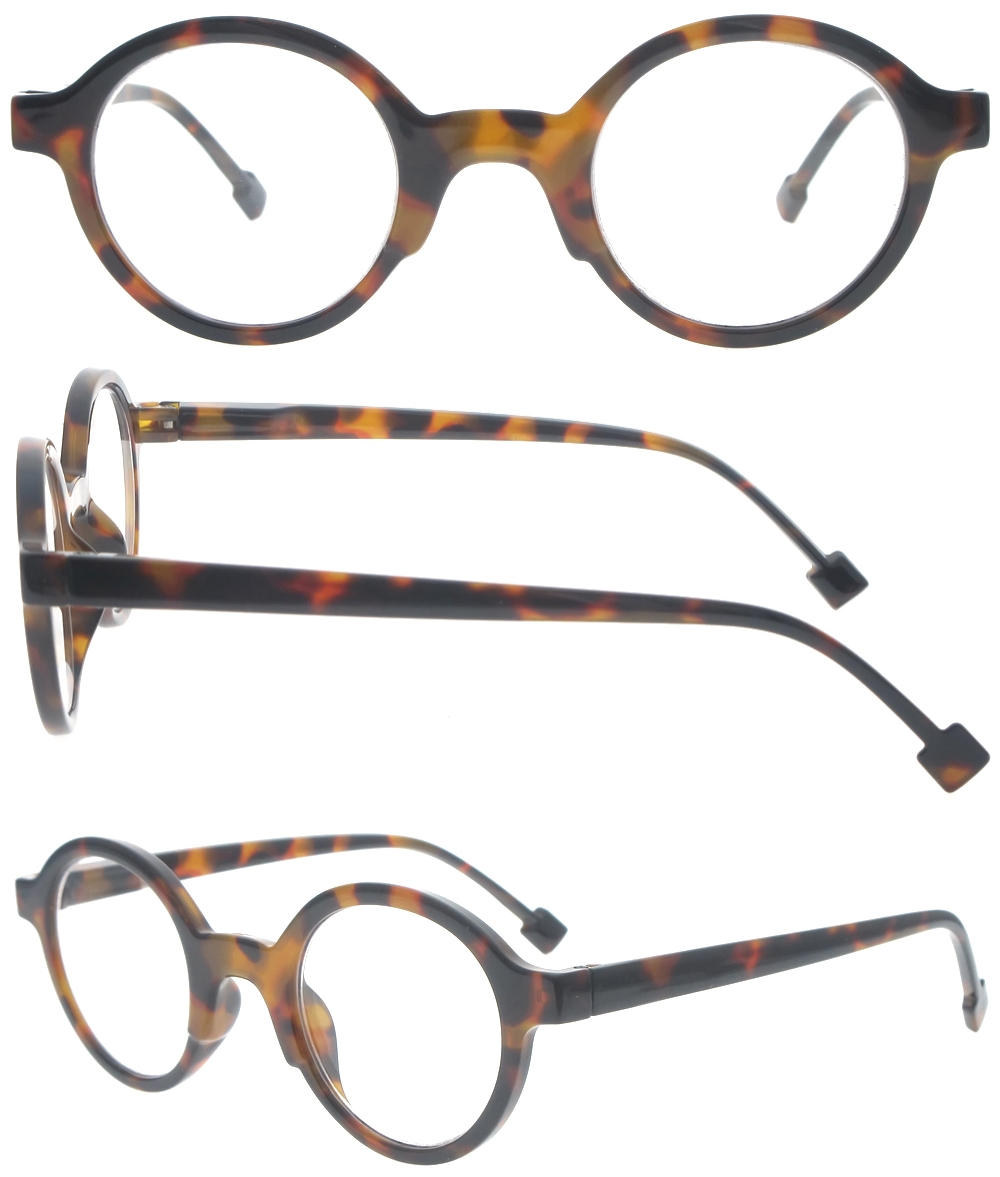 Dachuan Optical DRP131129 China Wholesale Unisex Fashionable Plastic Reading Glasses with Round Shape (1)