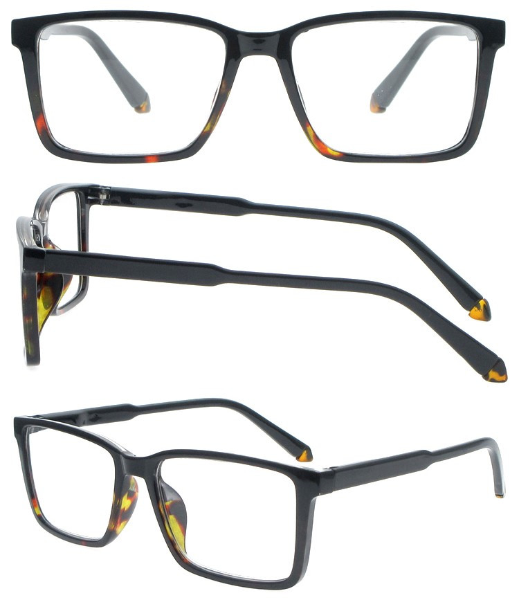 Dachuan Optical DRP322010 චීන සැපයුම්කරු යුනිසෙක්ස් හතරැස් හැඩැති ප්ලාස්ටික් කියවීමේ වීදුරු රටා රාමුවක් (1)