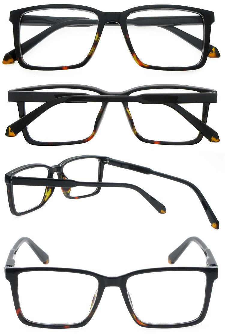 Dachuan Optical DRP322010 චීන සැපයුම්කරු යුනිසෙක්ස් හතරැස් හැඩැති ප්ලාස්ටික් කියවීමේ වීදුරු රටා රාමුවක් (3)
