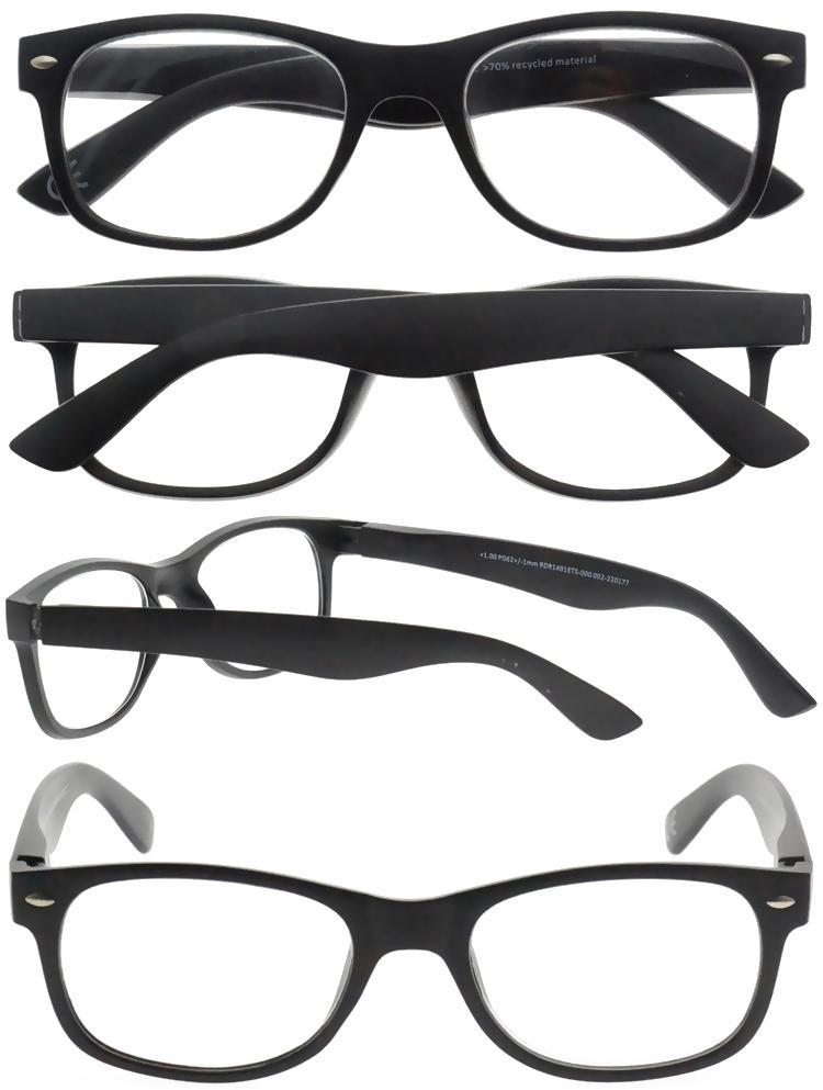 Dachuan Optical DRP343011 China Wholesale Classic Wayfarer Style Reading Glasses with Logo Customization (3)