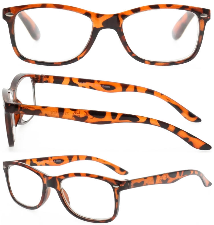 Dachuan Optical DRP343013 Kina Engros Elegant design Unisex lesebriller med leopardmønsterramme (1)