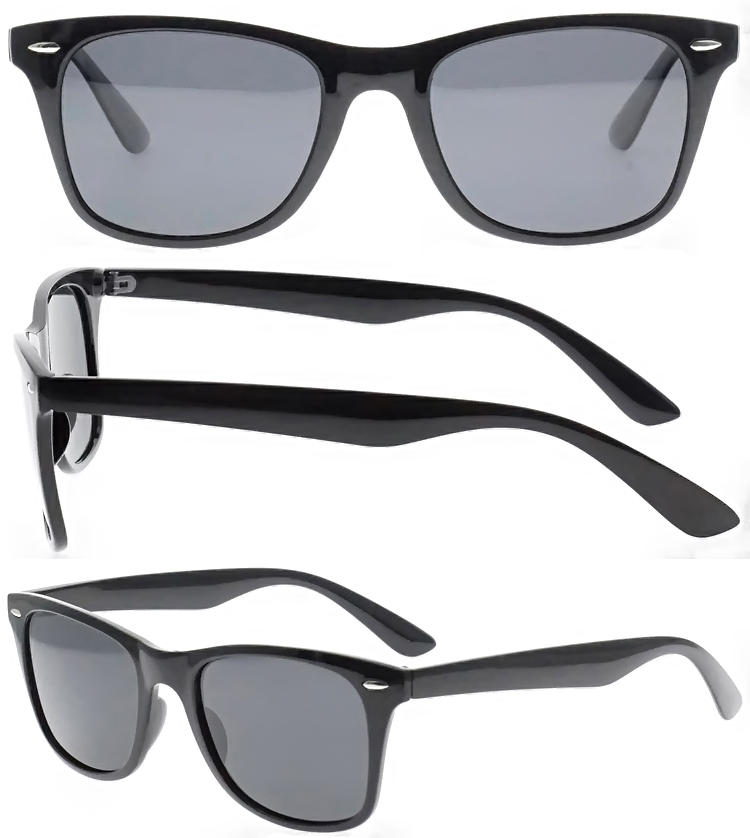 Dachuan Optical DSP102014 China Manufacture Unisex Wayfarer Design PC Sunglasses with Metal Hinge (8)