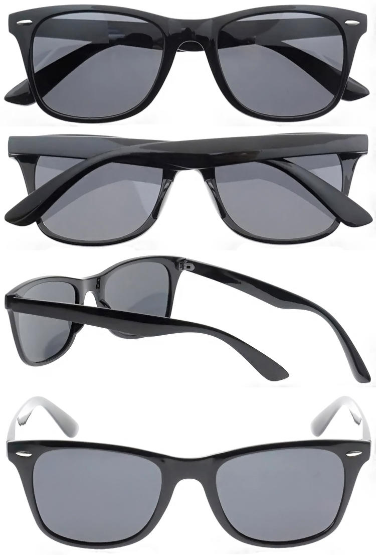 Dachuan Optical DSP102014 China Manufacture Unisex Wayfarer Design PC Sunglasses with Metal Hinge (9)