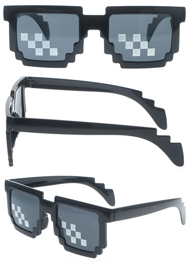 Dachuan Optical DSP127069 China Supplier Funny Party Pixel Mosaic Sunglasses Parent Child Family Shades (4)