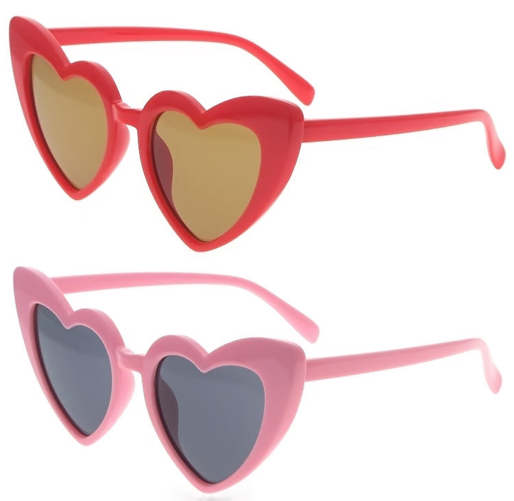 Dachuan Optical DSP127070 China Supplier Hot Sale Fashionable Children Sunglasses with Heart Shape Frame (2)