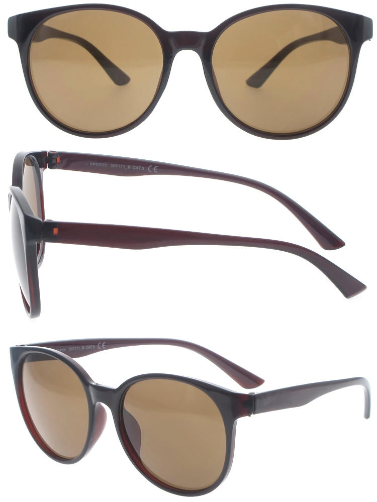 Dachuan Optical DSP343013 China Supplier Retro Round Shape Plastic Sunglasses for Women Men (1)