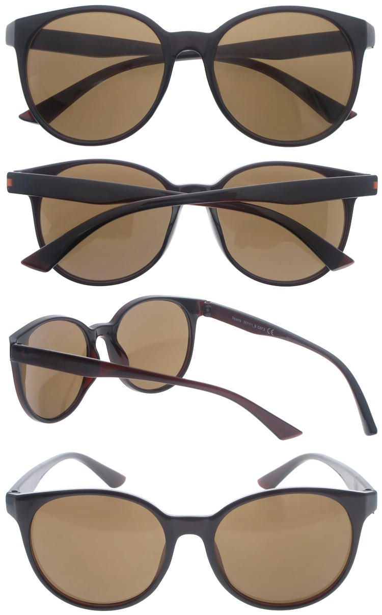 Dachuan Optical DSP343013 China Supplier Retro Round Shape Plastic Sunglasses for Women Men (2)