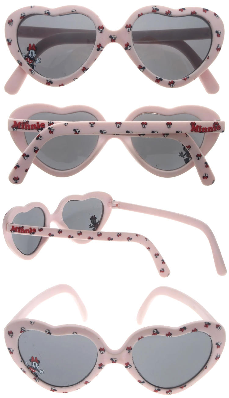 Dachuan Optical DSP343028 China Manufacture Factory Soft Silicone Kids Sunglasses with Heart Shape (3)