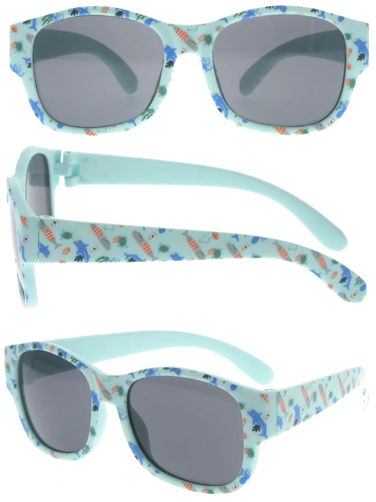 Dachuan Optical DSP343034 Fabricación chinesa, novas lentes de sol unisex para nenos con montura estampada (1)