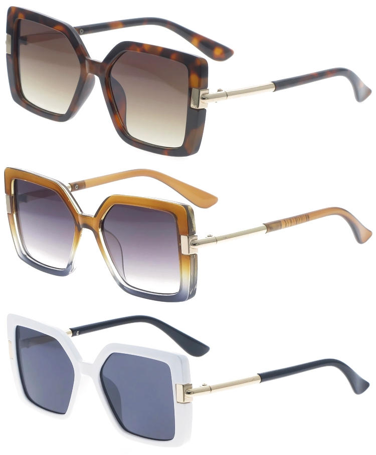 Dachuan Optical DSP345046 China Supplier Super Fashion Plastic Shades Sunglasses with Metal Legs (2)