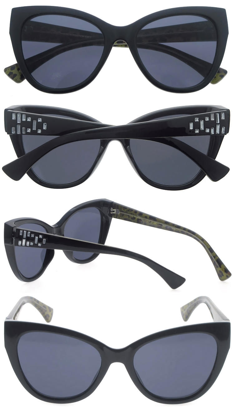 Dachuan Optical DSP345047 China Supplier Hot Trends Plastic Shades Sunglasses with Diamond Decoration (2)