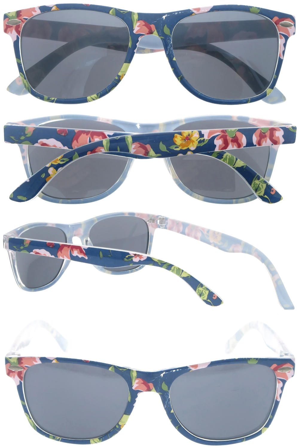Dachuan Optical DSPK342016 China Manufacture Factory Wayfarer Design Unisex Kids Sunglasses with Pattern Frame (3)
